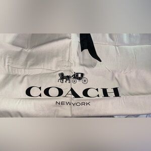 Coach NWOT Heavy Duty Canvas Dust Bag